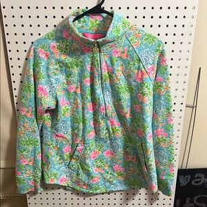 Lilly Pulitzer Disney Floral Long Sleeve Popover
